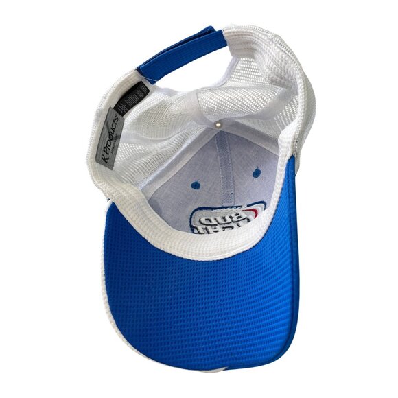 Y2K Bud Light NFL Trucker Hat One Size Blue White Adjustable Mesh Back - Picture 2 of 7